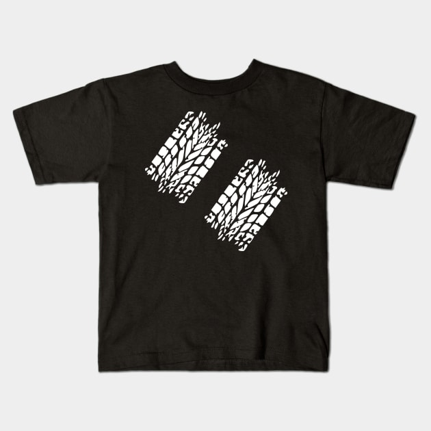 Skidmarks Kids T-Shirt by Designzz